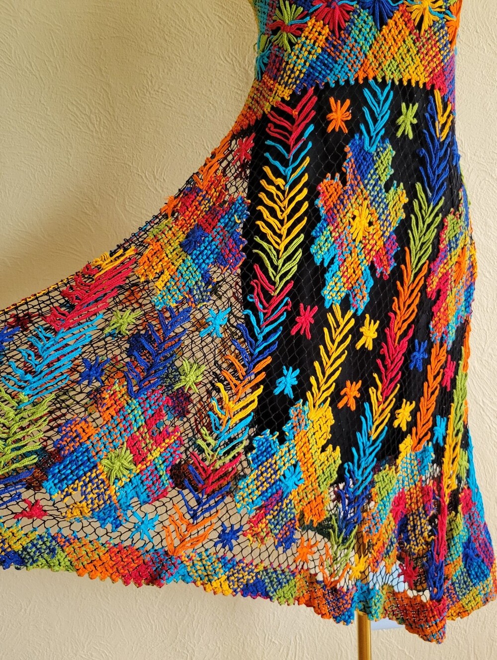 Multicolor Net Dress - Picture 3 of 7